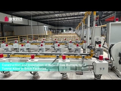 เครื่องเผาแก๊สธรรมชาติสําหรับเตาหล่อในโรงงานอิฐ