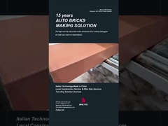 Brictec การเปิดใช้งานสายการผลิตอิฐประดับ