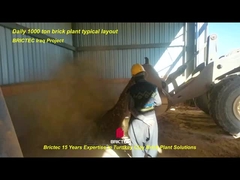 BRICTEC Box Feeder สําหรับเครื่องจักรแปรรูปวัสดุแพร่สําหรับทําอิฐ